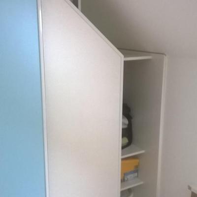 Porte coulissante sous comble à Loiron-Ruillé